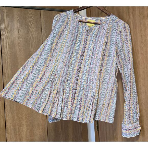 Anthropologie Maeve Gelise Floral Blouse - Picture 5 of 14